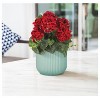 WHOLE HOUSEWARES Sturdy Flower Pot for Indoor Plant-Green - image 2 of 4