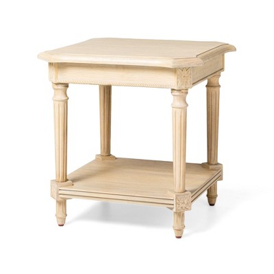 Maven Lane Pullman Traditional Square Wooden Side Table