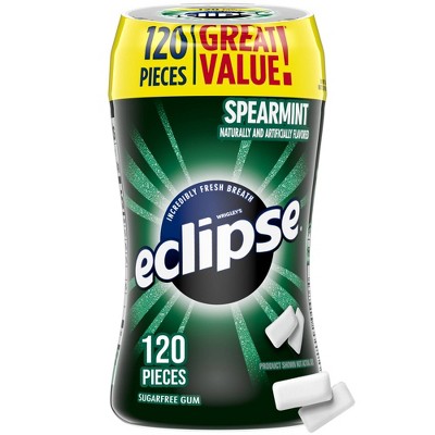 Eclipse Spearmint Gum Sugar Free Chewing Gum Bulk - 120ct