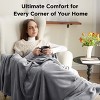 Bedsure Flannel Blanket – Solid Color Plush Throw, Ultra Soft and Fuzzy, 280GSM Lightweight Cozy Blanket for Bed or Couch - 4 of 4