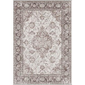 Area Rugs Traditional Vintage Floral Printed Rug Washable Non Slip Floor Carpet Soft Low Pile Rug for Living Room - 1 of 1