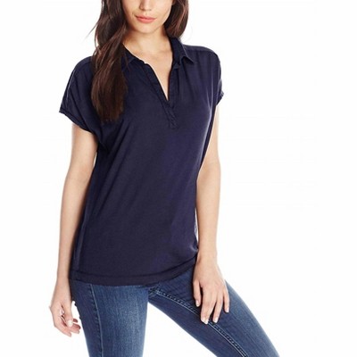 Women's Cap Sleeve Polo Shirt - three dots