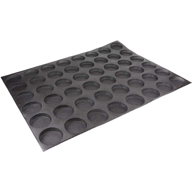 Sasa Demarle SF 1006 Flexipan Air Perforated Baking Mat with 48 Round Cavities, Each Cavity: 2.25 Inch x 0.75 Inch High, 1 of 5