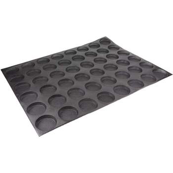 Sasa Demarle SF 1006 Flexipan Air Perforated Baking Mat with 48 Round Cavities, Each Cavity: 2.25 Inch x 0.75 Inch High
