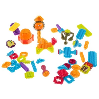 Brush Shape Building Blocks- Interlocking 3D Tile Toy Set for STEM, Building, Stacking- Creative Play for Toddlers and Preschoolers