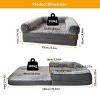 Artloge Human-size Giant Dog Bed Foldable Calming Pet Sofa Orthopedic Pet Bed with Sponge Base & Ultra-soft Cover for Home SUV Car Camping - 2 of 4