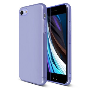 Insten Translucent Matte Case For iPhone, Semi-Transparent Smooth Touch Soft TPU Thin Cover - 1 of 4