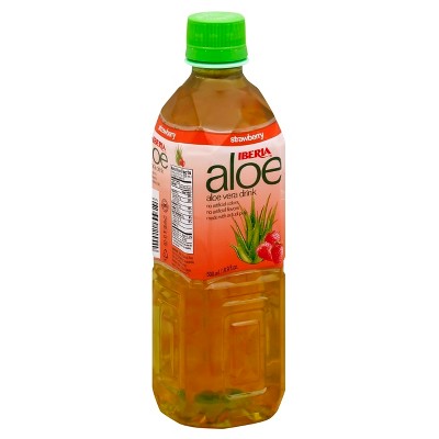 aloe strawberry drink