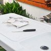 Modern Home Portable Folding Outdoor Fish Fillet Table for Filet Cutting with Sink Faucet - 4 of 4