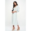 WEST K Women's Hadley Three Quarter Sleeve Full Wrap Dress - 3 of 4