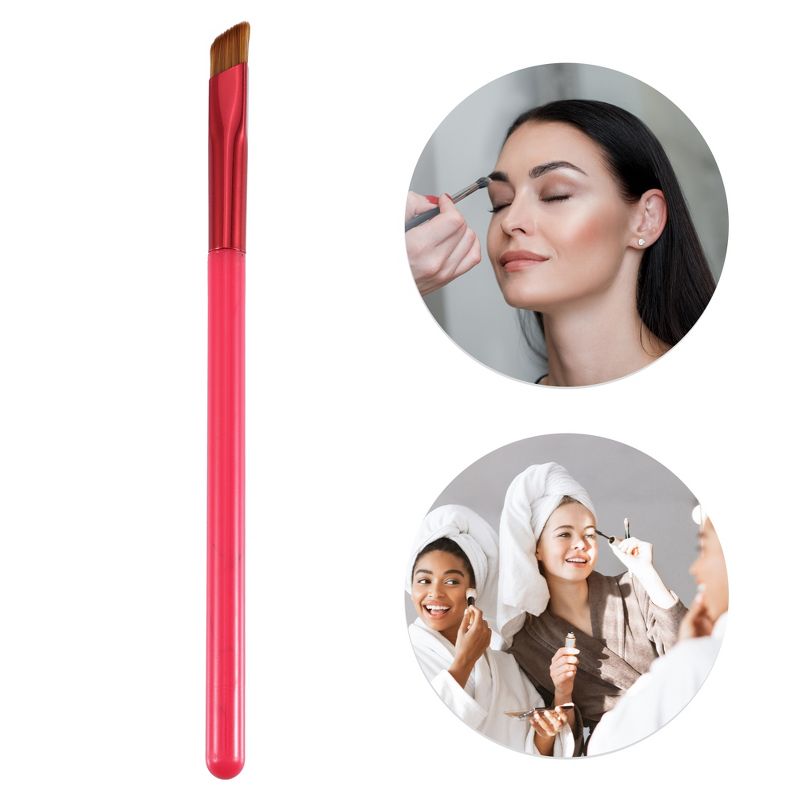 Unique Bargains Eyebrow Brush Multifunction Three-Dimensional Concealer Makeup Brush Coffee Red, 2 of 7