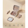 ANAH Collection - Travel Jewelry Case, Small Jewelry Box Organizer with Mirror, Portable, Zippers, Gift Idea - 2 of 4