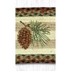 Earth Rugs Country Cabin Stair Tread – Woodland Pinecone Accent Rug 27"x8.25" - 3 of 3
