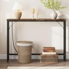 5.9" Narrow Console Table –2-Tier Adjustable Sofa Table with Charger (for Living Room/Entryway/Hallway) - 4 of 4
