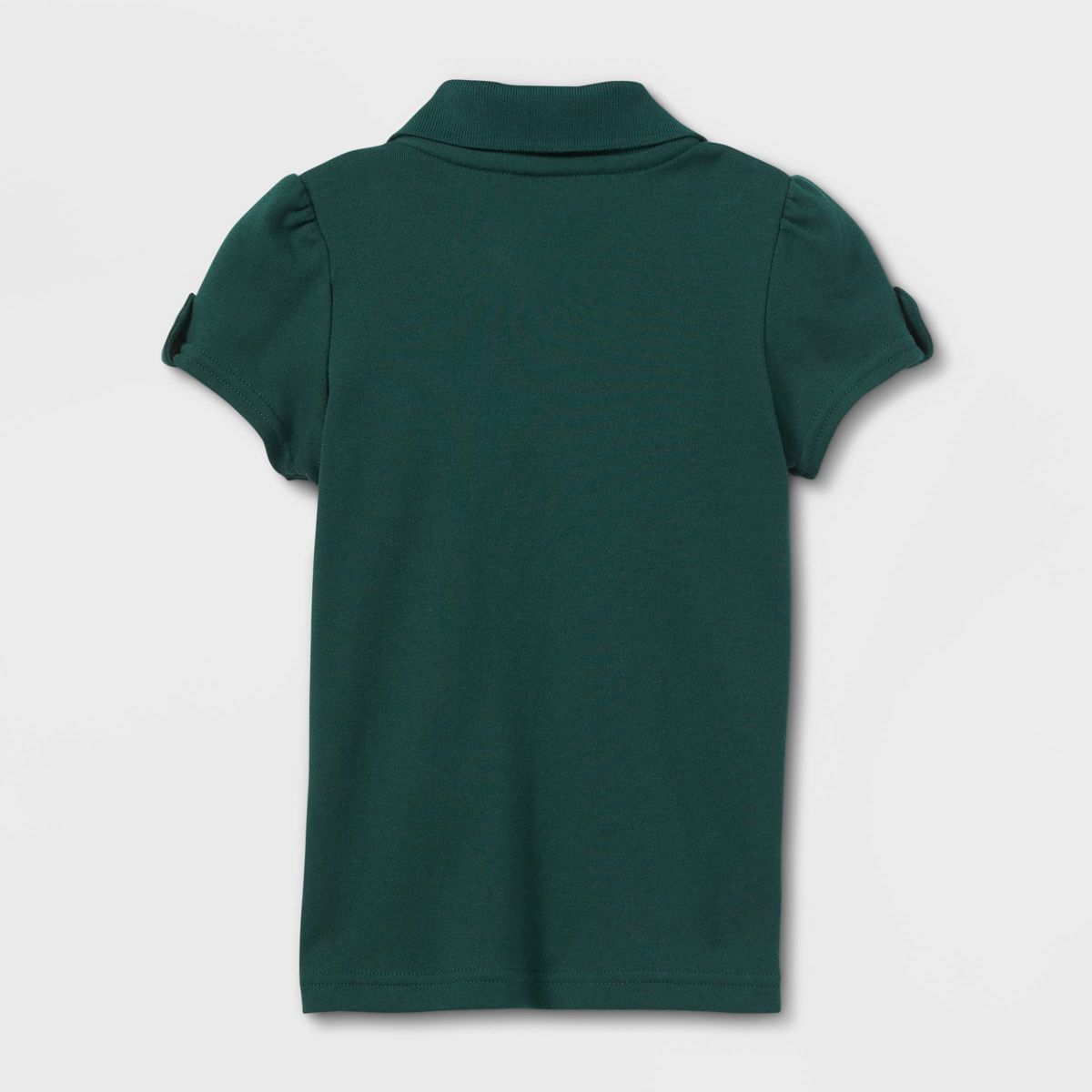 Toddler Girls' Short Sleeve Interlock Uniform Polo Shirt - Cat & Jack™ - thumbnail 5