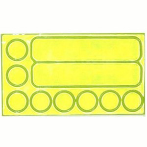 FuelBelt Peel & Stick Reflective Stickers - Neon Green - 1 of 1