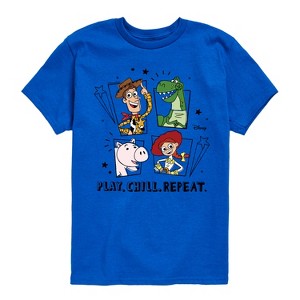 Boys' - Disney - Play Chill Repeat Short Sleeve Graphic T-Shirt - 1 of 4