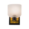 Artcraft Lighting Lyndon 1 - Light Vanity in  Black/Brushed Brass - 4 of 4