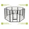 Go Pet Club Heavy Duty Pet Exercise Pen 24" to 40" - High GH24 - 4 of 4