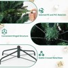 Matte Black Artificial Christmas Tree with 818 Tips, 250 Warm White Lights, 8 Lighting Modes, UV-Resistant PVC Needles - 3 of 4