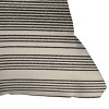 Deny Designs Kierkegaard Design Studio Organic Stripe Square Outdoor Throw Pillow Black/Cream - 3 of 4