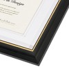 Americanflat 11x14 Diploma Frame - Use as 8.5x11 Certificate Frame or Display 11x14 Photo Without Mat - Legacy Collection - 3 of 4