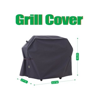 F&J Outdoors Premium Waterproof Outdoor Patio Grill Cover - Grey - 1 of 4