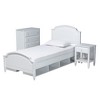 Baxton Studio Elise Classic and Transitional White Finished Wood Twin Size 3-Piece Bedroom Set - 2 of 4