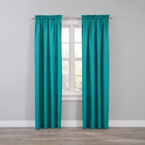 BrylaneHome BH Studio Microfiber Rod-Pocket Panel - 1 of 4