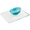 iDESIGN Gia Metal Sink Grid Non Skid Sink Protector Polished Stainless Steel: Hand Wash, 17" x 12.5", Silver - image 2 of 4