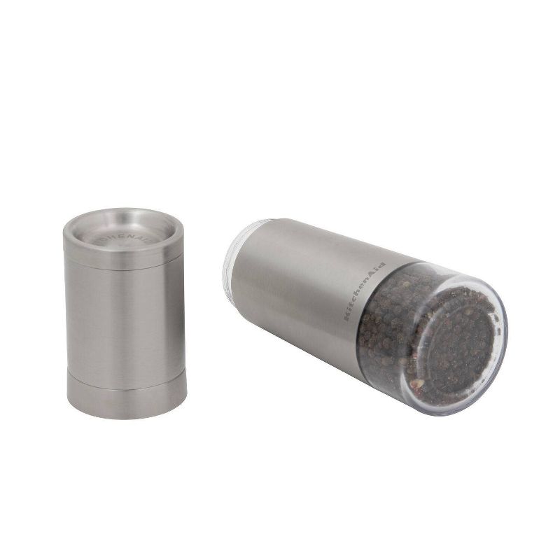 KitchenAid Filled Stainless Steel Pepper Grinder Silver, 2 of 5