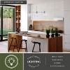 VAXCEL Beloit 3L LED Compatible Farmhouse Linear Chandelier Island Pendant Light Fixture Clear Glass - 3 of 4