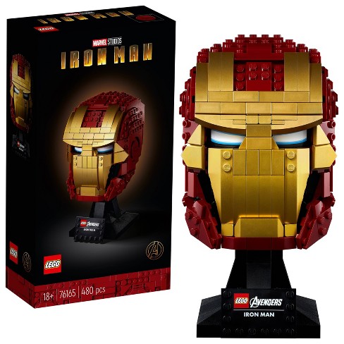 Lego Marvel Avengers Iron Man Helmet Displayable Iron Man Mask For Marvel Fans Target