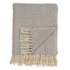 50"x60" Soft Cotton Diamond Weave Throw Blanket - Saro Lifestyle - 2 of 4