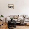 Stupell Industries Dog Paw Charcoal Design Floating Frame Canvas Art - 3 of 4