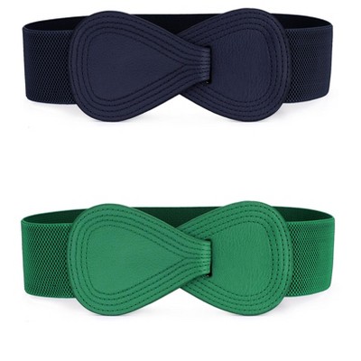 green & navy blue