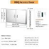 42" x 21" BBQ Access Double Door Outdoor Kitchen Island Stainless Steel Cabinet - 2 of 4