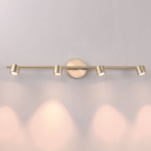 WAC Vector 34" Wide Brushed Brass LED Track-Style 4-Light Fixture - 1 of 1