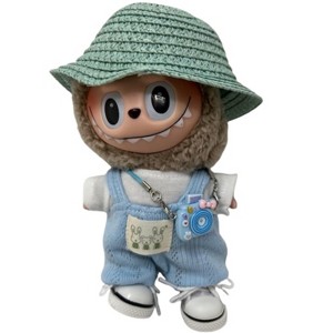 Doll Clothes Superstore 6-Piece Photographer Outfit Set for 17.5 cm Labubu Dolls - 1 of 4