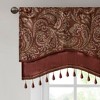 Gracie Mills Thornton Paisley Jacquard Window Valance with Beads trimming - 2 of 4