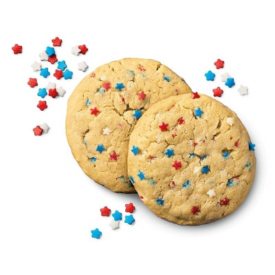 Star-Spangled Sprinkle Cookie Dough- 16oz/12ct - Favorite Day™