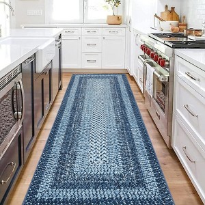 Modern Print Rug Washable Rugs for Living Room Soft Bedroom Rug Geometric Large Area Rug Non Slip Throw Rugs Stain Resistant Carpet - 1 of 4