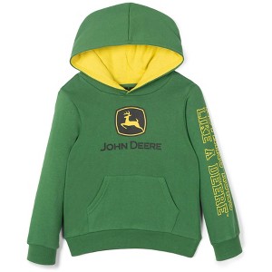 John Deere Logo Fleece Pullover Hoodie Toddler - 1 of 4