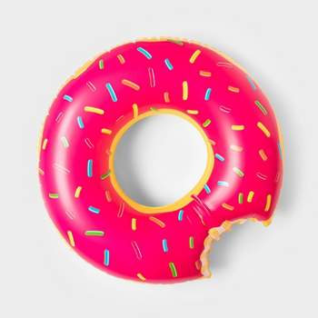 Big Mouth Toys Frosted Chocolate Donut 4 Foot Inflatable Pool Float : Target