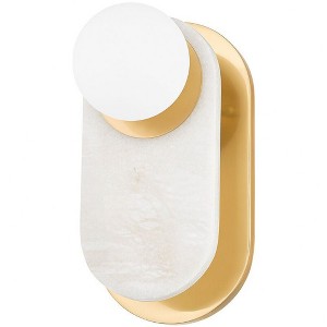 Mitzi Zora 1 - Light Vanity in  Aged Brass - 1 of 1