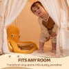 Joyfy Play Tent for Kids - Pink/Gray, Indoor & Outdoor Playhouse with Blanket, LED Lights & Flags for Toddlers, Ideal Space for Boys & Girls Ages 3-7 - 4 of 4