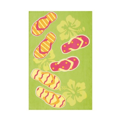 C&F Home Flip Flop Printed Kitchen Dishtowel