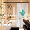 LunaLulinlk Shower Curtain Rod,43-72 Inch Adjustable Tension Shower Rod Never Rust Non-Slip No Drilling Spring Tension Curtain Rod - 2 of 4
