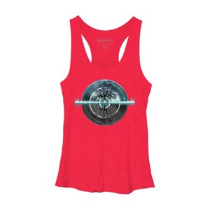 Women's Design By Humans Returning To Silence By Maryedenoa Racerback Tank Top - 1 of 3