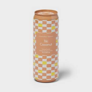 Printed Tin Can 10oz Candle Tiki Coconut - Opalhouse™
